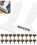 7.5 Inch Quick Fancy Nailer Spacer Set With Two White Spacers And 200pcs Antique Bronze Round Decorative Nails for easy upholstery.