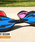 Blue RipStik Ripster Caster Board For Ages 8 Plus Lightweight And Compact With 360 Degree Casters on concrete
