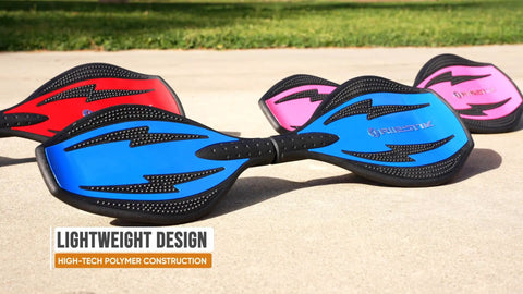 Blue RipStik Ripster Caster Board For Ages 8 Plus Lightweight And Compact With 360 Degree Casters on concrete