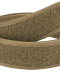 Close-up of Duty Belt Inner Loop Liner 1 Point 5 Inch In Coyote Brown, Size Medium 32 To 36 Inches, Soft Hairy Loop Surface.