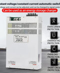 Heavy Duty Adjustable Switching Power Supply Delivering 4000 Watts With Cc Cv Control For Industrial Equipment And Battery Charging with adjustable voltage and current settings.