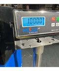 Digital indicator of Beefy Floor Scale For Pallets And Shipping In Warehouse Use With Smart Digital Indicator 48 By 48 Inches 10000 Lb Capacity Accurate To 1 Lb Built For Tough Industrial Environments And Long Life