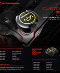 Engine Oil Filler Cap For Ford F Series And Popular Models Like F 150 F 250 F 350 Explorer Mustang Ranger Taurus Bronco Expedition Navigator And More Replacement Cap With Easy Install And Tight Seal on engine