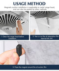 Range Hood Filter Sheets Nonwoven Fabric For Grease And Oil Protection Replacement Paper Roll Oil Proof Filter Paper Anti Oil Sticker White 10M Length Easy Install Durable Nonwoven Material For Cleaner Kitchen Vents showcased in usage instructions.