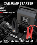 Beefy 4000A Jump Starter With Air Compressor For Cars And Trucks Up To 8L Diesel Gas 150 PSI Tire Inflator 12V Jump Power Bank
