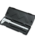 Vernier Caliper 0-6 Inch / 0-150 Millimeters Manual Caliper Carbon Steel Pro Grade Built To Last in carrying case