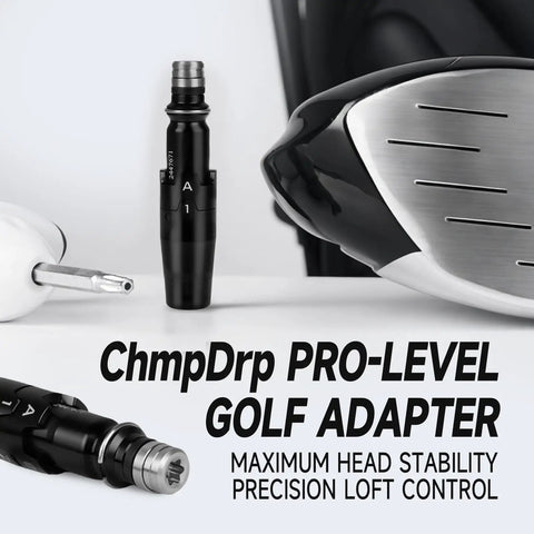 335 Tip Golf Shaft Adapter Sleeve For Titleist Fairway Woods Fits GT2 GT3 GT4 TSR1 TSR2 TSR3 TSi1 TSi2 TSi3 TS1 TS2 TS3 917F 915F 913F Universal Fit For Replacing Or Upgrading Shaft Adapters With Easy Installation No Fuss Install For Quick Swaps showing adapter with club head close-up.