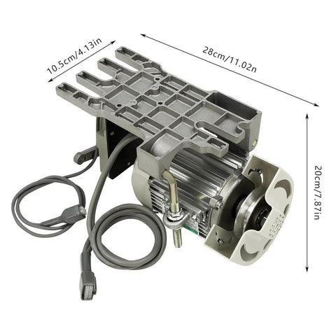 600W Brushless Servo Motor For Industrial Sewing Machines With AC 110V, Split Motor And Controller, high torque, copper coil