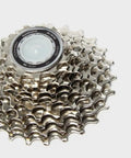 10-Speed Road Bike Cassette 11-25T with nickel-plated cogs and aluminum carrier, lockring included for easy install and shifting upgrade