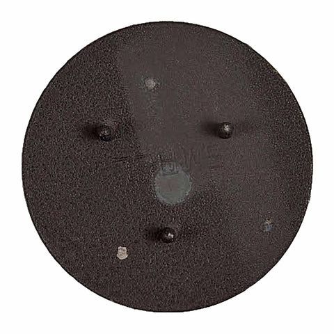 Underside view of Genuine Replacement Part Surface Burner Cap WB29K10022 For Gas Stoves And Cooktops with textured surface