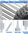 Grease Gun Accessory Kit With Two Needle Nozzles, carbon steel construction showcasing reliable pins and high-efficiency connector