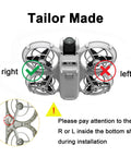 Neo Bottom Shell Replacement For Drone No Fuss Easy Swap Right Side Gray Body Cover, installation guide with diagram