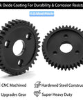 Hardened Steel Spur Gear Set Mod 1 1.0 Metric Pitch For One Eighth And One Tenth RC Cars With Beefed Up 30T Through 52T Options