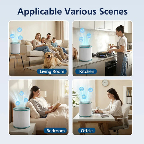Replacement Filter For Tower Purifier Pure Cool Link TP01 TP02 TP03 AM11 BP01 Models Replaces 96812603 1 Pack Easy Install High Efficiency Air Filter For Home And Office Use Durable And Easy Maintenance in various rooms including living room, kitchen, bedroom, and office