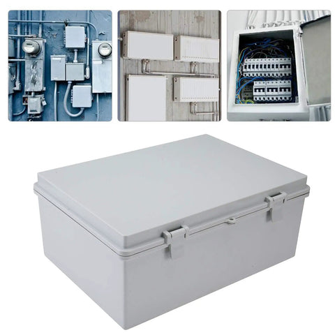 Rugged ABS Electrical Enclosure Box With Lock Dustproof IP65 Waterproof Junction Project Case for Outdoor Electronics