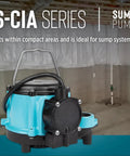 Automatic Submersible Sump Pump 115 Volt 1/3 HP Cast Iron, 2760 GPH With Integral Diaphragm Switch, 10 Foot Cord in basement