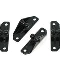Heavy Duty 10mm Ball Stud Mounting Brackets Pack Of Four Built Tough As Nails With A Slick Black Powder Coat.