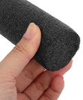 Black Foam Gap Filling Rod 2 Meter Backer Rod Rope For Concrete Crack Sealing Flexible Joint Fillers No Sweat Build Site Essential Tough As Nails Seals Wide Joints Easily, hand holding close-up of foam texture.