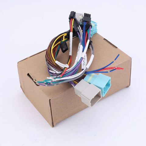 GM 2019 And Up Select Vehicles With Factory Radios Non Bose Audio Plug And Play Amplifier Installation Using A T Harness Adapter For Seamless Amp Integration In Non Amplified Systems harness with multicolor wires and connectors