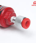 Close-up of Brand New Hydraulic Spreader Jaw Fits For Porter Power 1/2 Ton Tool with standard fitting and red coating.
