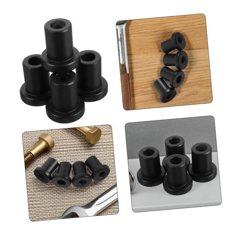 4 Pack Heavy Duty Carbon Steel Sliding Track Spacers And Metal Clamps For Barn Door Mounting And Replacement, Easy Install Hardware Kit, Compatible With Various Styles, Tough As Nails Barn Door Hardware.