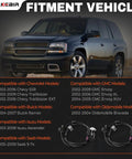 Chevy Trailblazer with 2Pcs Front Abs Wheel Speed Sensor Left Right Driver Passenger Straight Up Drop In Compatible 2002 2009