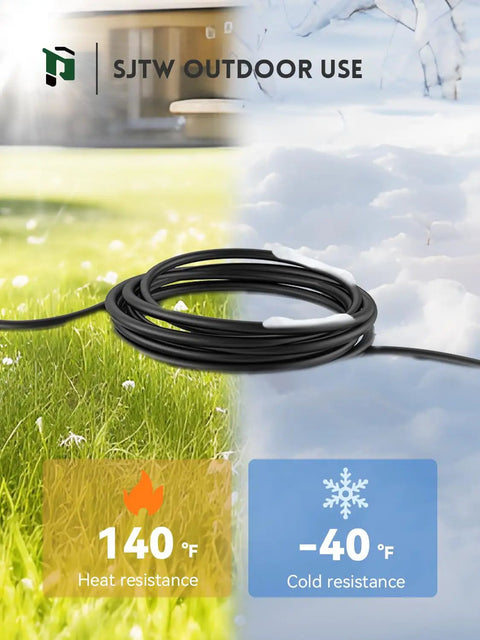Outdoor Extension Cord With One To Three Outlet Splitter Built Tough All Weather 16 Gauge Three Conductor SJTW Waterproof Cable