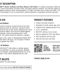 Heavy Duty Concrete Sealant Real Deal Acrylic Urethane Formula Low Luster Protector For Patios And Driveways five gallon bucket with instructions