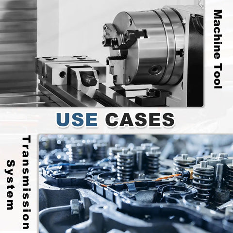 Machine tool and transmission system showcasing Two Pack 5 To 5mm Flexible Shaft Couplers 20mm Length 15mm Diameter Aluminum