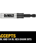 3-Inch Magnetic Bit Tip Holder 50 Pack for Quick Screw Driving Heavy-Duty Shock-Resistant Steel