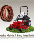 Heavy Duty Mower Deck Drive Belt For Ferris FW35 And F160Z 48 And 52 Inch Deck Mowers 5103392FS Aramid Cord with red mower