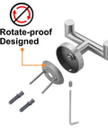 Built To Last Heavy Duty Towel Hooks For Bathrooms And Kitchens Brushed Nickel SUS304 Stainless Steel mount parts and hardware