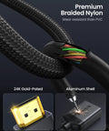 Heavy Duty HDMI Extension Cable 3.3 Feet Sweet Plug And Play Setup Next Level 8K At 60Hz And 4K At 120Hz Clarity for gaming consoles with braided nylon.