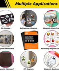 Multiple applications of 36 Pack Magnetic Sheets With Adhesive Backing 8 By 11 Inch Peel And Stick 20 Mil Magnetic Paper for crafts