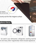 Cute Gnomes Holding Coffee Cups Magnetic Door Cover For Refrigerator Front, shown with appliance decor options.