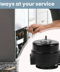 Evaporator And Condenser Fan Motor Replacement For TR And UR Refrigerators 115V 9W 1550 RPM installation in fridge