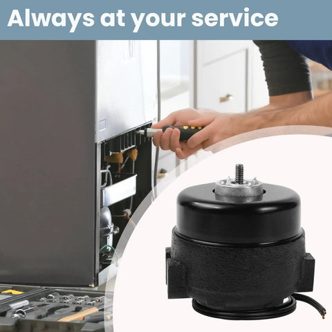 Evaporator And Condenser Fan Motor Replacement For TR And UR Refrigerators 115V 9W 1550 RPM installation in fridge