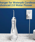 Charger For Water Flosser WP580 WP582 WP583 WP587 Magnetic 5 Foot Cord Replacement Dock Quick Plug In Secure Magnetic Connection