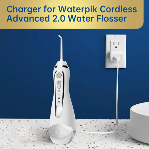 Charger For Water Flosser WP580 WP582 WP583 WP587 Magnetic 5 Foot Cord Replacement Dock Quick Plug In Secure Magnetic Connection