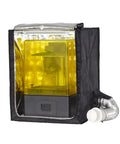 Black 3D Printer Enclosure With Vent Kit And Led Lighting For FDM DLP SLA LCD Printers, Thermal Insulation Cover, 400x480x600mm