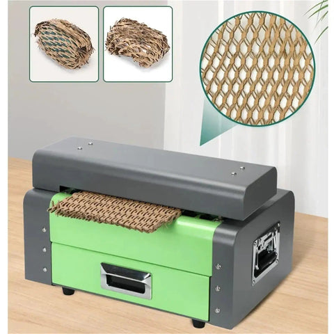 Cardboard Shredder Cutting Machine For Eco Packaging Turns Waste Cartons Into Cushion Mesh Or Strips Recyclable Box Cutter for corrugated cardboard