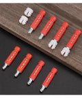 Nifty Hidden Cabinet Fasteners For No Fuss Furniture Building Rock Solid Zinc Alloy Expansion Bolts on wooden surface.