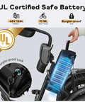 Dope Fat Tire Electric Trike For Adults With 750W Peak Motor, Smooth Power, And 20 Plus MPH Top Speed, Built For Easy Hills, City Cruising, And Light Trails, A Versatile Everyday Ride That Handles Rough Roads With Confidence. UL-certified 48V 13Ah removable battery with lock