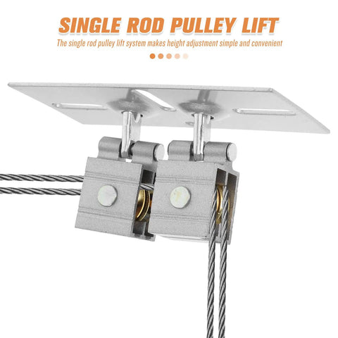 Adjustable Ball Bearing Patio Door Roller Kit For Sliding Doors Heavy Duty Steel Bearing Built To Last With Easy Install And Dual Rod Design for ceiling cable lift
