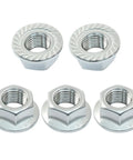 Premium M12 Hex Nuts With Serrated Flange Providing Rock Solid Grip And Zero Slip Action Ideal For Daily Drivers And Heavy Build Projects.