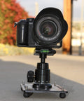 Hassle Free Setup Backpack Ready Low Profile Cheese Plate Mount For Seamless Camera Rigging Compact Flat Tripod Adapter for DSLR
