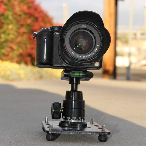 Hassle Free Setup Backpack Ready Low Profile Cheese Plate Mount For Seamless Camera Rigging Compact Flat Tripod Adapter for DSLR