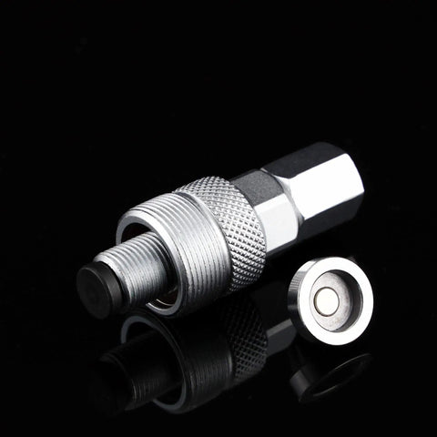 2 In 1 Bike Crank Puller Tool For Square Taper, ISIS And Octalink Cranks With Magnetic Removable Head on black background