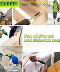 Magnetic 150 Mm 1/4 Inch Nut Driver Set For Impact Drills With SAE 1/4 Hex Bits, Chrome Vanadium Steel, in use on wood
