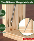 Pocket Hole Screws One And A Quarter Inch, 320 Pcs Exterior Wood Screws Size 8 By One And A Quarter, usage methods